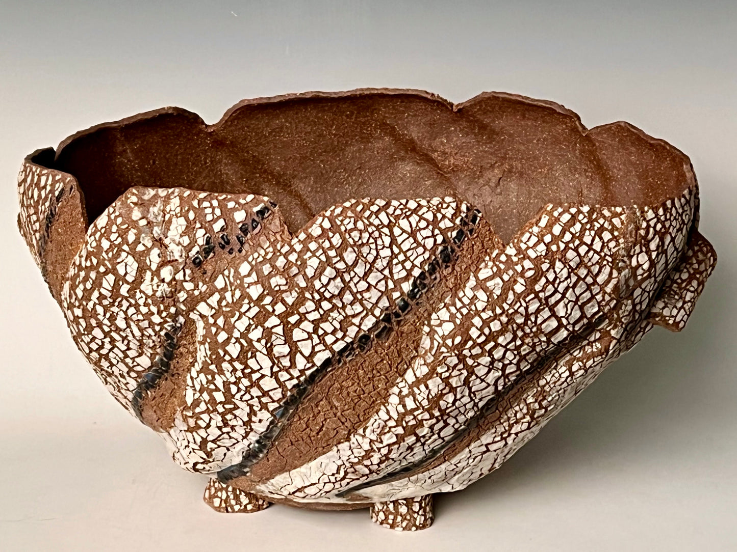 Swirling Elliptical Bowl