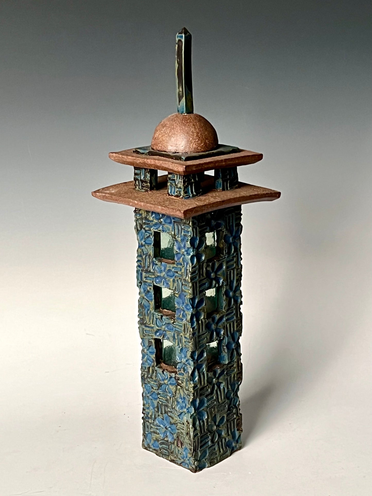 Blue Patina Tower